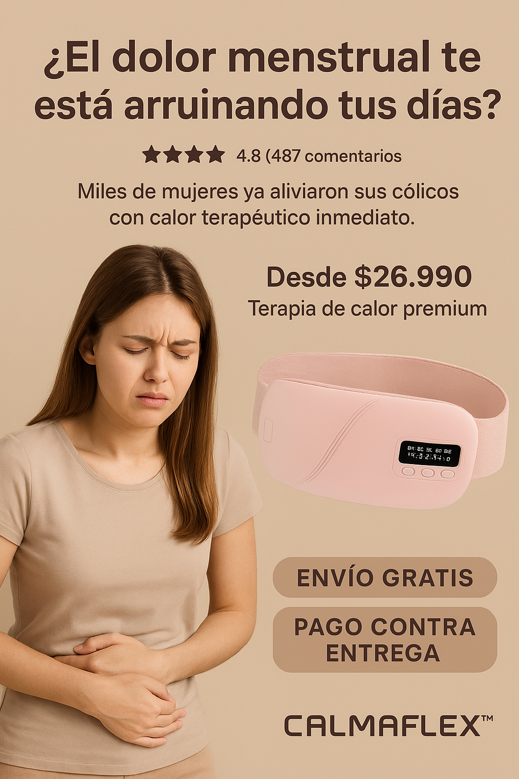 CalmaFlex™ | Tu Botón Anti-Dolor Personal